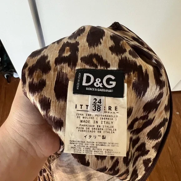 Dolce & Gabbana Leopard Mini Dress - Picture 6 of 7